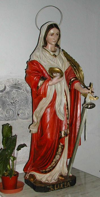 La statua di S.Lucia - Aiello Calabro